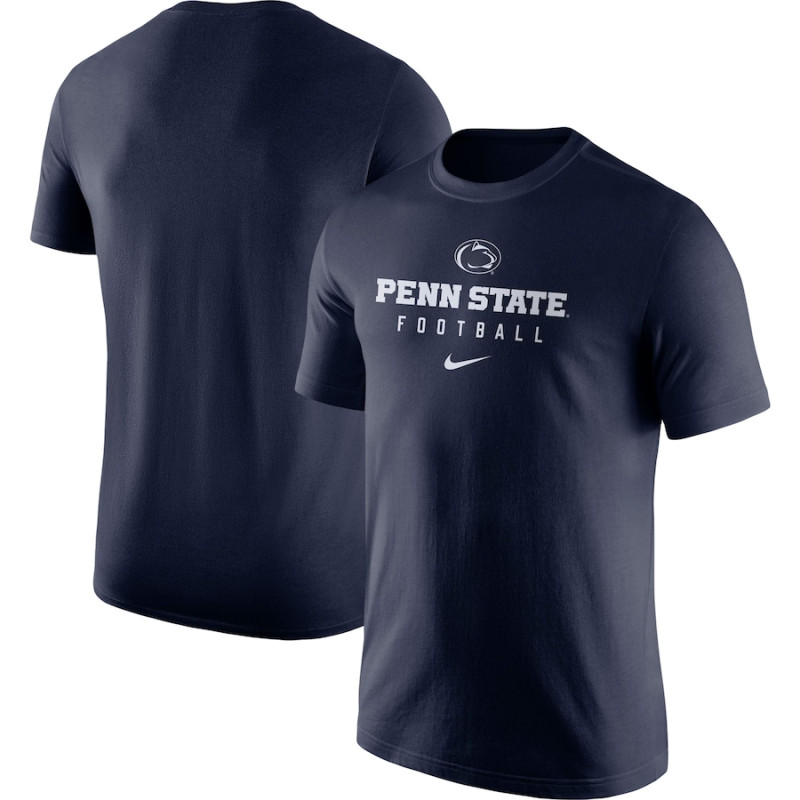 Men's - Penn State Nittany Lions Nike Team Issue Performance Navy College Football T-Shirt Men's - Penn State Nittany Lions Nike Team Issue Performance Navy College Football T-Shirt