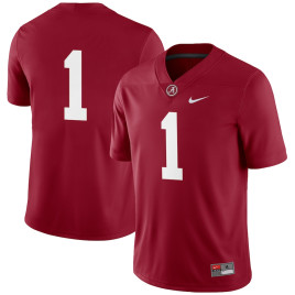 Men's - #1 Alabama Crimson Tide Nike Game Crimson College Football Jersey
