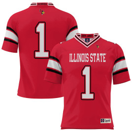 Men's - #1 Illinois State Redbirds ProSphere Endzone Red College Football Jersey
