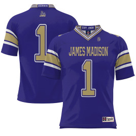 Men's - #1 James Madison Dukes ProSphere Endzone Purple College Football Jersey