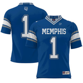 Men's - #1 Memphis Tigers ProSphere Endzone Royal College Football Jersey Men's - #1 Memphis Tigers ProSphere Endzone Royal College Football Jersey