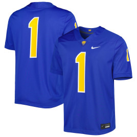 Men's - #1 Pitt Panthers Nike Untouchable Royal College Football Jersey