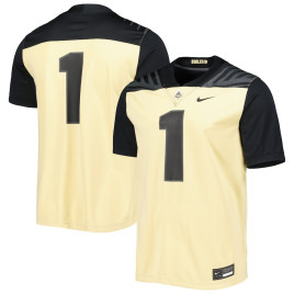 Men's - #1 Purdue Boilermakers Nike Untouchable Gold College Football Jersey
