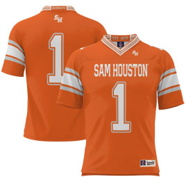 Men's - #1 Sam Houston State Bearkats ProSphere Endzone Orange College Football Jersey