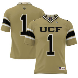 Men's - #1 UCF Knights ProSphere Endzone Gold College Football Jersey