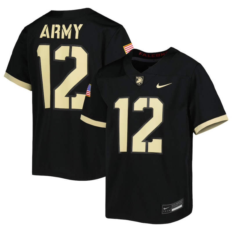 Youth #12 Army Black Knights Nike Untouchable Black College Football Jersey Youth #12 Army Black Knights Nike Untouchable Black College Football Jersey