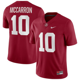 Men's - AJ McCarron Alabama Crimson Tide Nike Game Crimson College Football Jersey