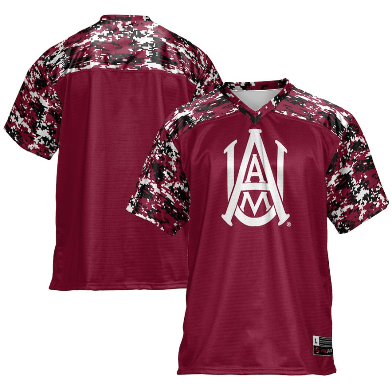 Men's - Alabama A&M Bulldogs Maroon College Football Jersey Men's - Alabama A&M Bulldogs Maroon College Football Jersey