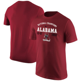 Men's - Alabama Crimson Tide Nike 1992 National Champions Crimson College Football T-Shirt Men's - Alabama Crimson Tide Nike 1992 National Champions Crimson College Football T-Shirt