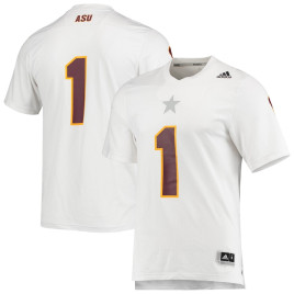 Men's - Arizona State Sun Devils adidas Replica AEROREADY White College Football Jersey