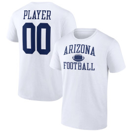 Men's - Arizona Wildcats Fanatics Branded Customize NIL Gameday Tradition White College Football T-Shirt