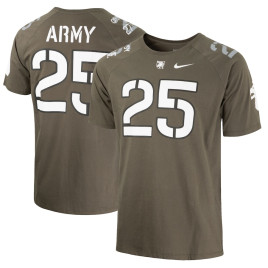 Men's - Army Black Knights Nike Rivalry Replica Jersey Green College Football T-Shirt Men's - Army Black Knights Nike Rivalry Replica Jersey Green College Football T-Shirt