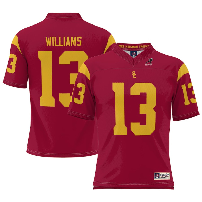 Youth Caleb Williams USC Trojans ProSphere Heisman Memorial Trophy Cardinal College Football Jersey Youth Caleb Williams USC Trojans ProSphere Heisman Memorial Trophy Cardinal College Football Jersey