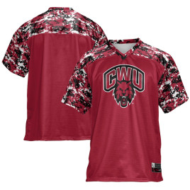 Men's - Central Washington Wildcats Crimson College Football Jersey Men's - Central Washington Wildcats Crimson College Football Jersey