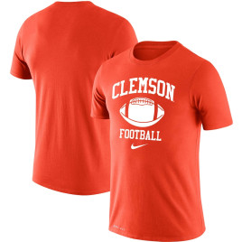 Men's - Clemson Tigers Nike Retro Lockup Legend Performance Orange College Football T-Shirt