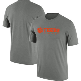 Men's - Clemson Tigers Nike Team Legend Performance Heather Gray College Football T-Shirt