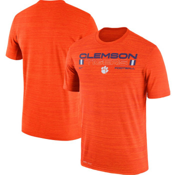 Men's - Clemson Tigers Nike Team Velocity Legend Performance Orange College Football T-Shirt
