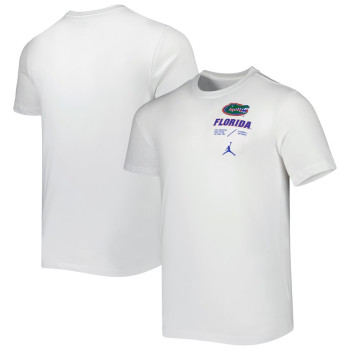 Men's - Florida Gators Jordan Brand Team Practice Performance White College Football T-Shirt