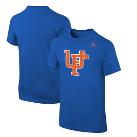 Youth Florida Gators Jordan Brand Throwback Collection Royal College Football T-Shirt