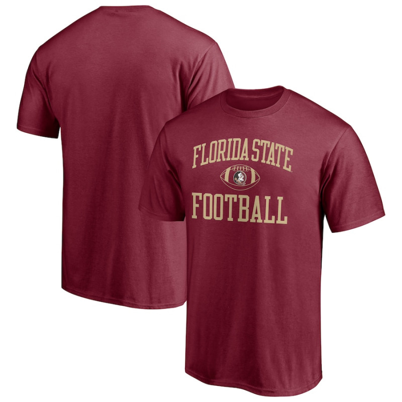 Men's - Florida State Seminoles Fanatics Branded First Sprint Team Garnet College Football T-Shirt Men's - Florida State Seminoles Fanatics Branded First Sprint Team Garnet College Football T-Shirt