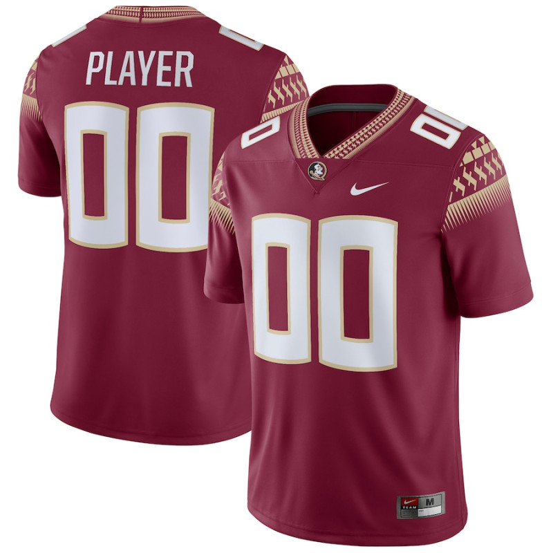 Men's - Florida State Seminoles Nike Customize NIL Replica Garnet College Football Jersey Men's - Florida State Seminoles Nike Customize NIL Replica Garnet College Football Jersey