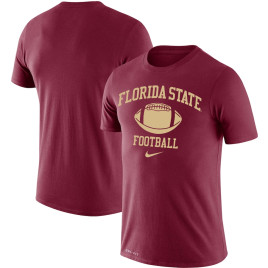 Men's - Florida State Seminoles Nike Retro Lockup Legend Performance Garnet College Football T-Shirt