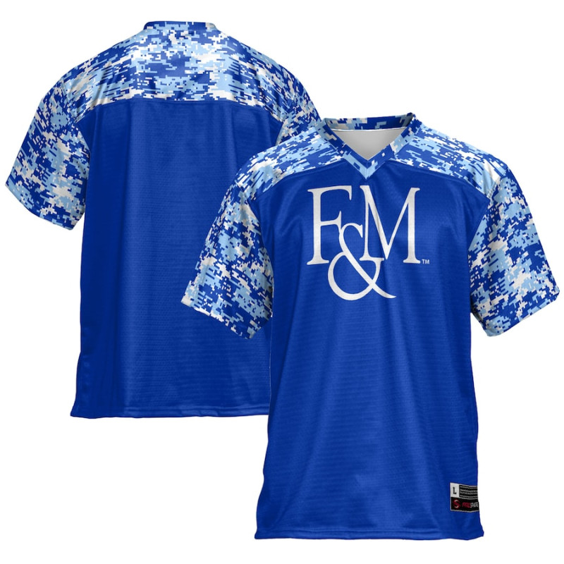 Men's - Franklin & Marshall Diplomats Blue College Football Jersey Men's - Franklin & Marshall Diplomats Blue College Football Jersey