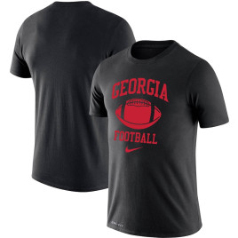 Men's - Georgia Bulldogs Nike Retro Lockup Legend Performance Black College Football T-Shirt Men's - Georgia Bulldogs Nike Retro Lockup Legend Performance Black College Football T-Shirt