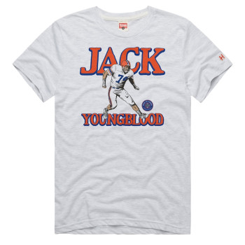 Men's - Jack Youngblood Florida Gators Homage Ring of Honor Heathered Gray College Football T-Shirt