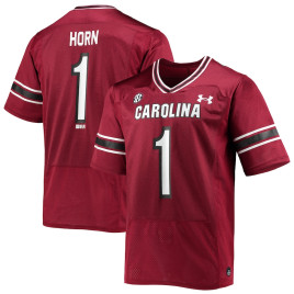 Men's - Jaycee Horn South Carolina Gamecocks Under Armour Replica Alumni Garnet College Football Jersey