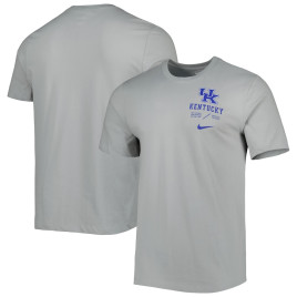 Men's - Kentucky Wildcats Nike Team Practice Performance Gray College Football T-Shirt