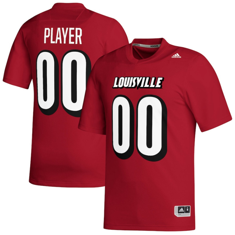 Men's - Louisville Cardinals adidas Customize NIL Replica Red College Football Jersey Men's - Louisville Cardinals adidas Customize NIL Replica Red College Football Jersey