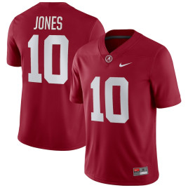 Men's - Mac Jones Alabama Crimson Tide Nike Player Game Crimson College Football Jersey