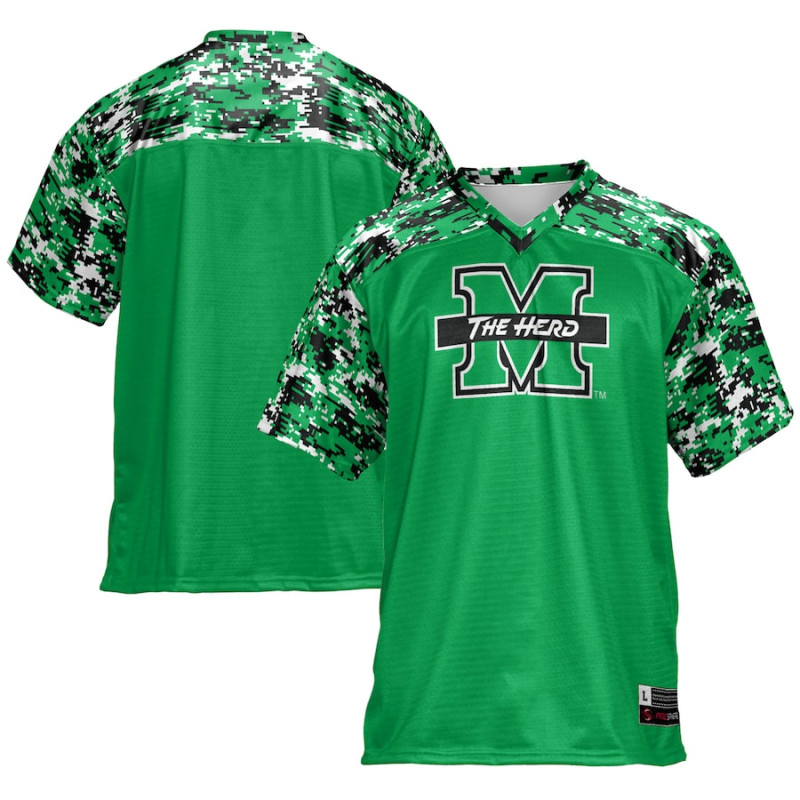 Men's - Marshall Thundering Herd Kelly Green College Football Jersey Men's - Marshall Thundering Herd Kelly Green College Football Jersey