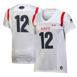 Women's Navy Midshipmen Under Armour 2022 Special Games Replica White College Football Jersey