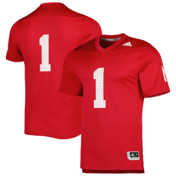 Men's - Nebraska Huskers adidas 1983 Scoring Explosion Replica Scarlet College Football Jersey