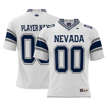 Men's - Nevada Wolf Pack ProSphere NIL Customize White College Football Jersey