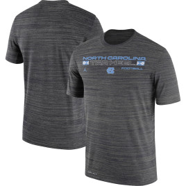 Men's - North Carolina Tar Heels Nike Velocity Legend Performance Charcoal College Football T-Shirt