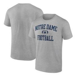 Men's - Notre Dame Fighting Irish Fanatics Branded First Sprint Team Heathered Gray College Football T-Shirt Men's - Notre Dame Fighting Irish Fanatics Branded First Sprint Team Heathered Gray College Football T-Shirt