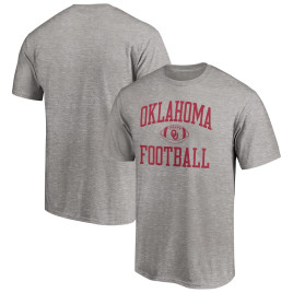 Men's - Oklahoma Sooners Fanatics Branded First Sprint Team Heathered Gray College Football T-Shirt