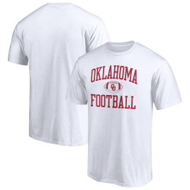 Men's - Oklahoma Sooners Fanatics Branded First Sprint Team White College Football T-Shirt Men's - Oklahoma Sooners Fanatics Branded First Sprint Team White College Football T-Shirt
