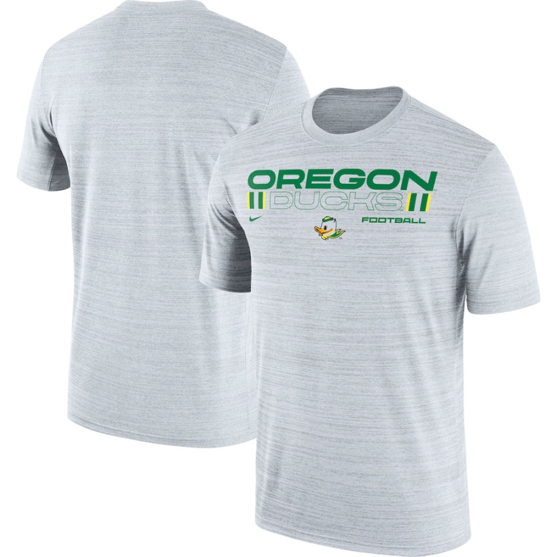 Men's - Oregon Ducks Nike Velocity Legend Performance White College Football T-Shirt Men's - Oregon Ducks Nike Velocity Legend Performance White College Football T-Shirt