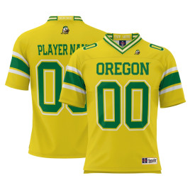 Men's - Oregon Ducks ProSphere NIL Customize Yellow College Football Jersey