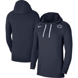 Men's - Penn State Nittany Lions Nike Off-Field Performance Long Sleeve Hoodie Navy College Football T-Shirt Men's - Penn State Nittany Lions Nike Off-Field Performance Long Sleeve Hoodie Navy College Football T-Shirt