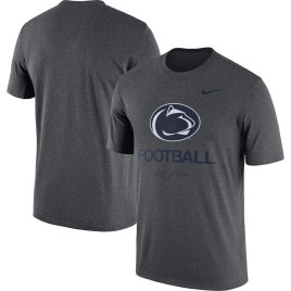 Men's - Penn State Nittany Lions Nike Team Legend Heathered Charcoal College Football T-Shirt Men's - Penn State Nittany Lions Nike Team Legend Heathered Charcoal College Football T-Shirt
