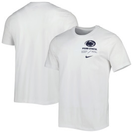 Men's - Penn State Nittany Lions Nike Team Practice Performance White College Football T-Shirt