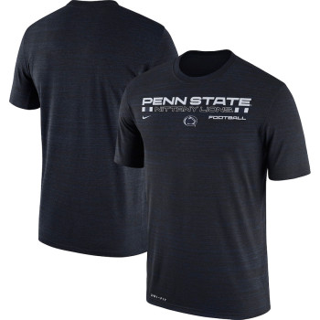 Men's - Penn State Nittany Lions Nike Team Velocity Legend Performance Navy College Football T-Shirt
