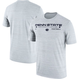 Men's - Penn State Nittany Lions Nike Velocity Legend Performance White College Football T-Shirt Men's - Penn State Nittany Lions Nike Velocity Legend Performance White College Football T-Shirt