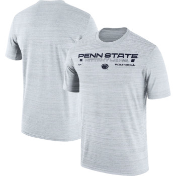 Men's - Penn State Nittany Lions Nike Velocity Legend Performance White College Football T-Shirt