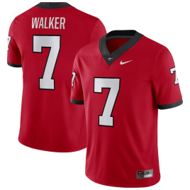 Men's - Quay Walker Georgia Bulldogs Nike Player Game Red College Football Jersey